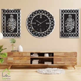 ساعت دیواری مذهبی بهمراه تابلو بسم الله