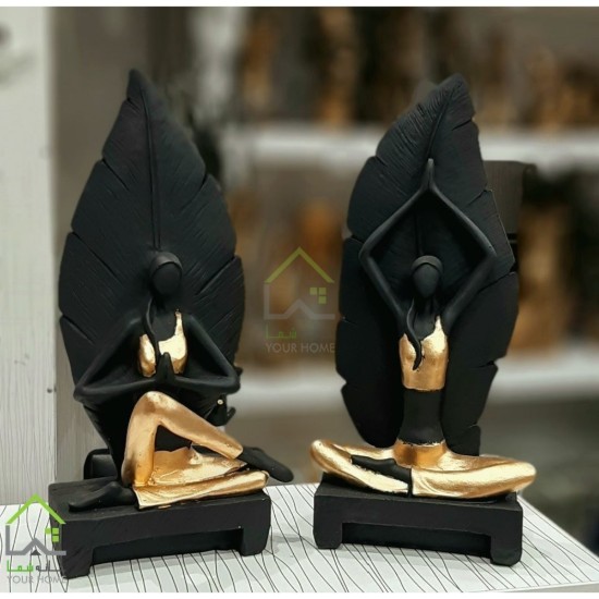  مجموعه مجسمه یوگا برگی