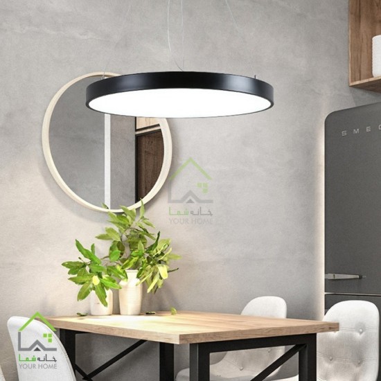 لوستر SMD دایره مشکی