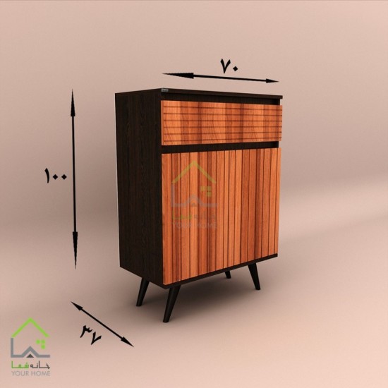 جاکفشی ملامینه کشودار