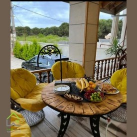 میز آتشدان دایره ای چدنی