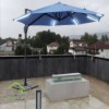 سایبان چراغ دار پایه کنار