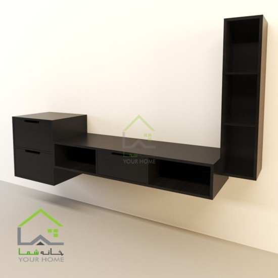 میز تلویزیون دیواری جا دار