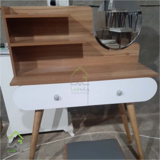 میز آرایشی پایه چوبی مدرن