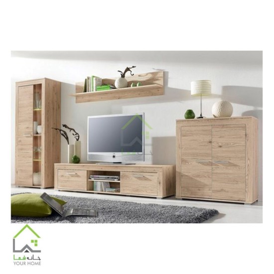 میز تلویزیون ساده دو درب