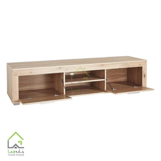 میز تلویزیون ساده دو درب