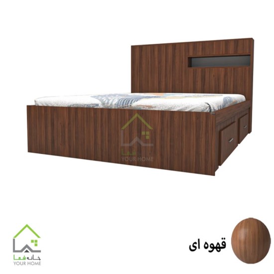 تخت خواب دونفره سفید