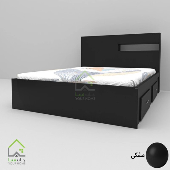 تخت خواب دونفره سفید