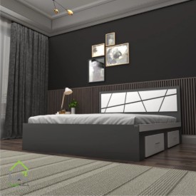 تختخواب دونفره طرحدار