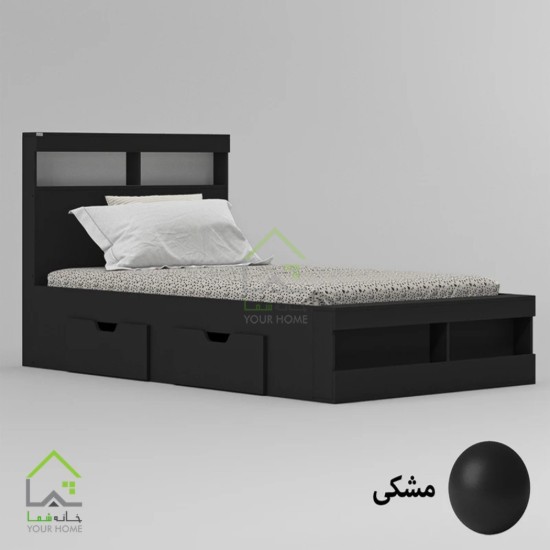 تختخواب یک نفره کشودار