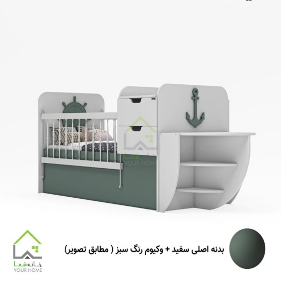 تختخواب کودک طرح کشتی
