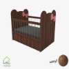 تختخواب کودک وکیوم پاپیون صورتی