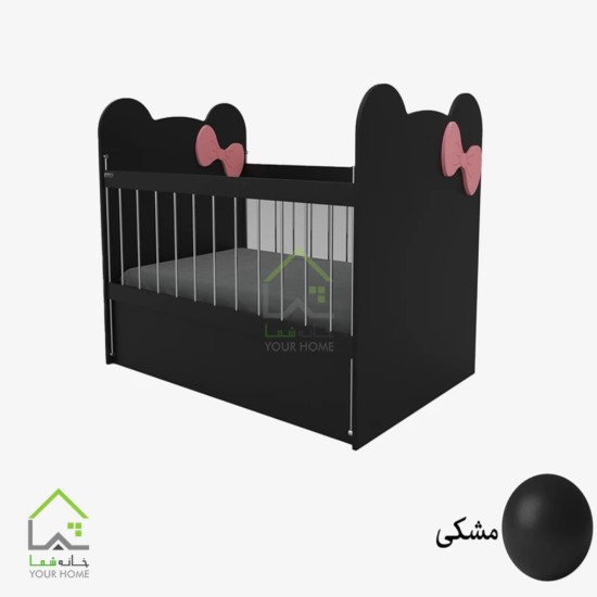 تختخواب کودک وکیوم پاپیون صورتی