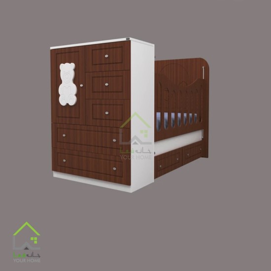تختخواب کودک طرح تدی