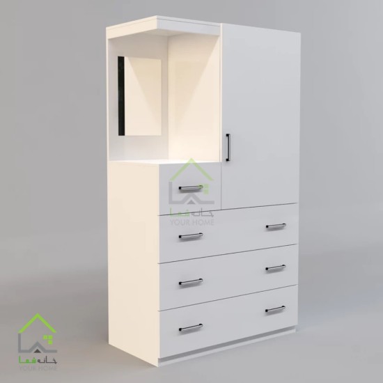 کمدلباس ساده با طراحی کاربردی