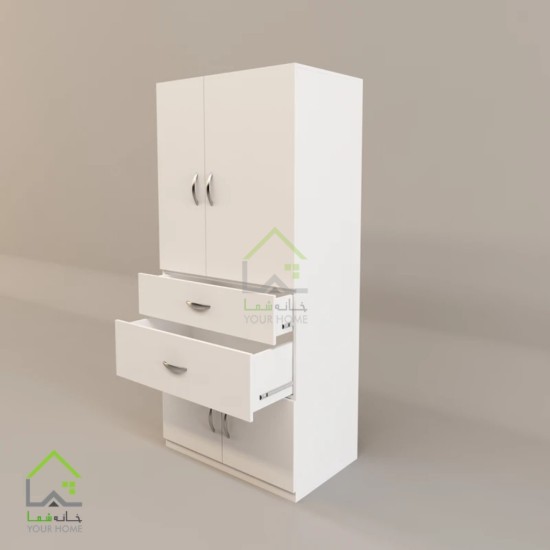 کمد لباس کاربردی با طراحی مدرن