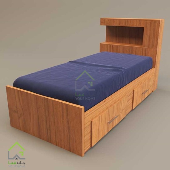 تخت خواب یک نفره مدل سینا