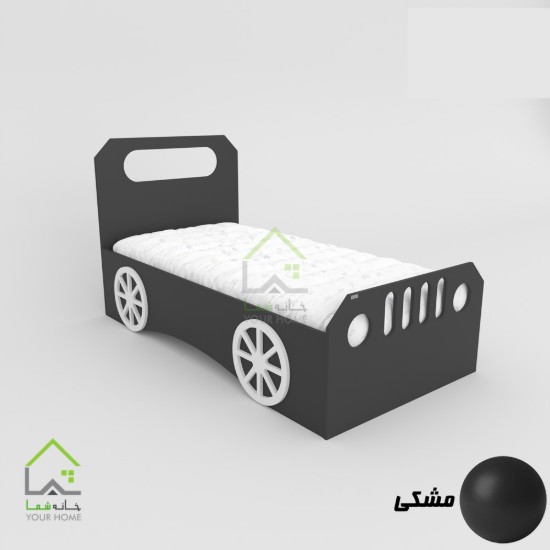 تختخواب پسرانه مدل ماشین سبز