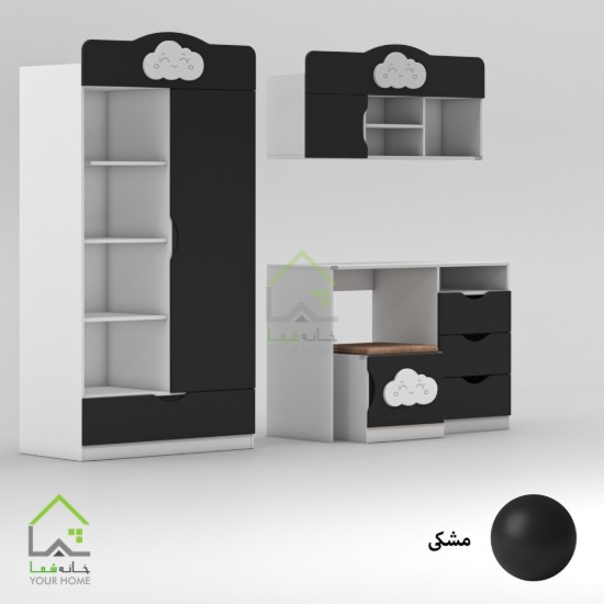 کمد تلفیقی کودک و نوجوان سفید