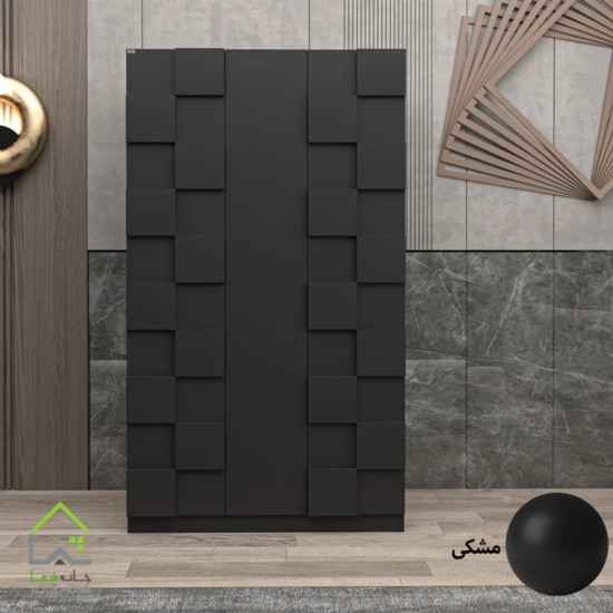 کمد لباس سه درب مدرن مشکی