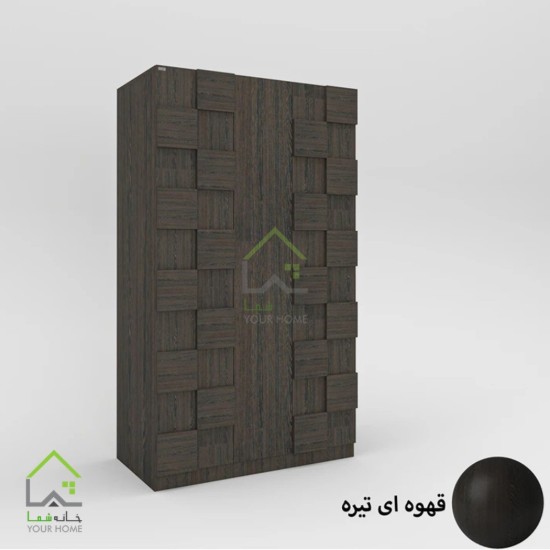 کمد لباس سه درب مدرن مشکی