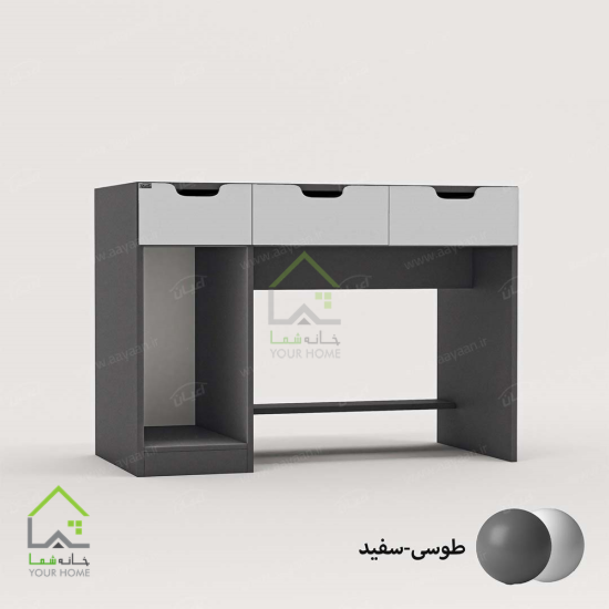 میز کامپیوتر کاربردی سفید