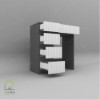 کنسول آرایشی کشودار