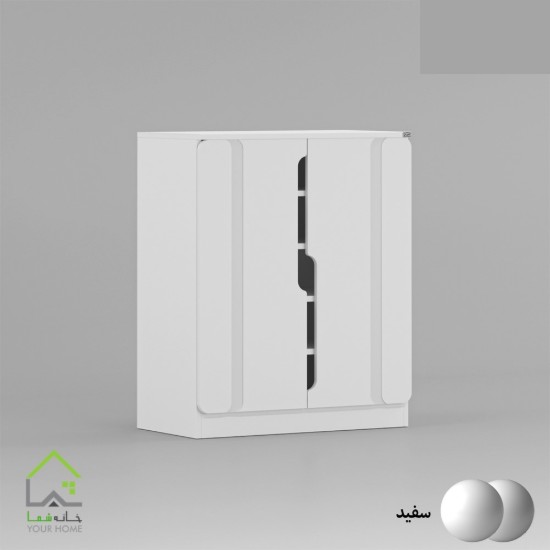 جاکفشی ساده و کاربردی دسته cnc سفید