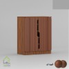 جاکفشی ساده و کاربردی دسته cnc قهوه ای
