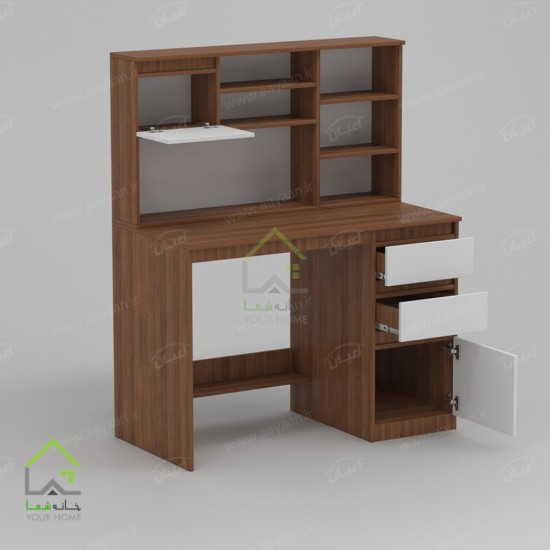 میز کامپیوتر مدرن سفید