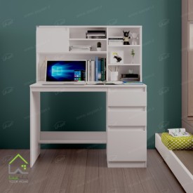 میز کامپیوتر مدرن سفید
