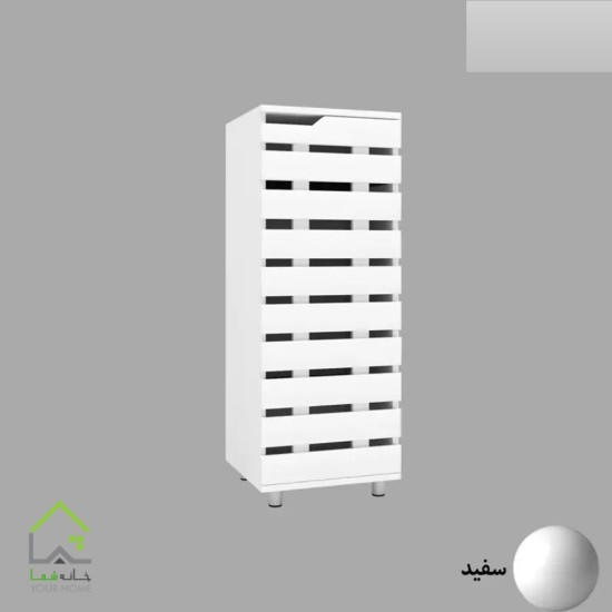 جاکفشی با طراحی زیبا و مدرن سفید