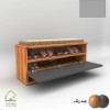 جاکفشی درب داشبوردی دستگیره گوشواره ای دو رنگ