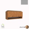 جاکفشی درب داشبوردی دستگیره گوشواره ای قهوه ای روشن