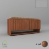 جاکفشی درب داشبوردی دستگیره گوشواره ای قهوه ای
