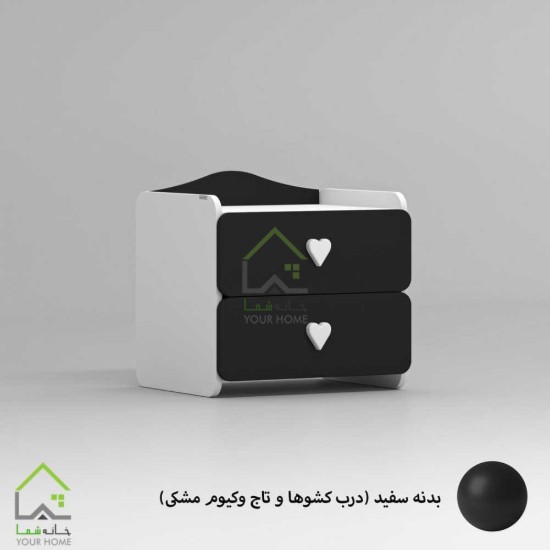 پاتختی مدرن سفید سبز
