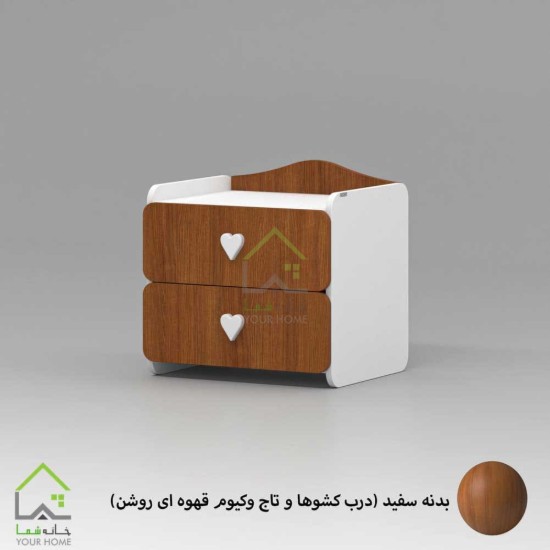 پاتختی مدرن سفید سبز