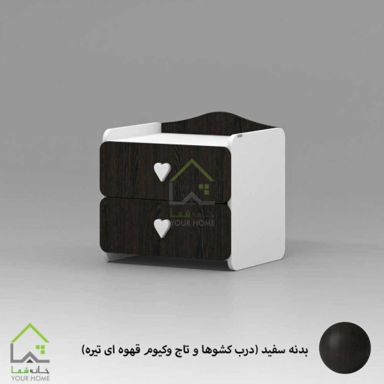 پاتختی مدرن سفید سبز