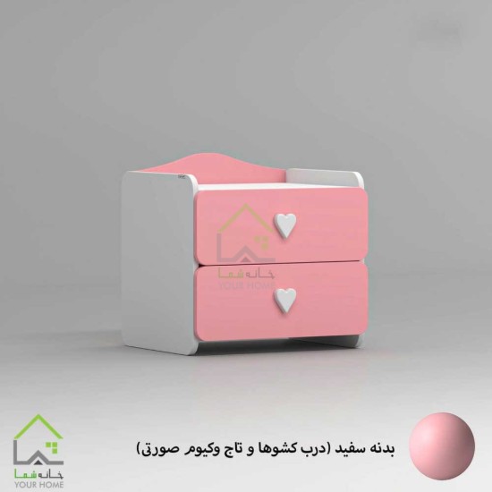 پاتختی مدرن سفید سبز