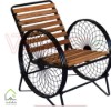 مبل باغی گلبرگ چوبی
