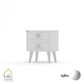 پاتختی مدرن دستگیره گوشواره ای طلایی سفید