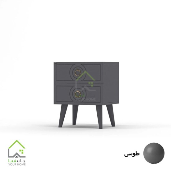 پاتختی مدرن دستگیره گوشواره ای طلایی سفید