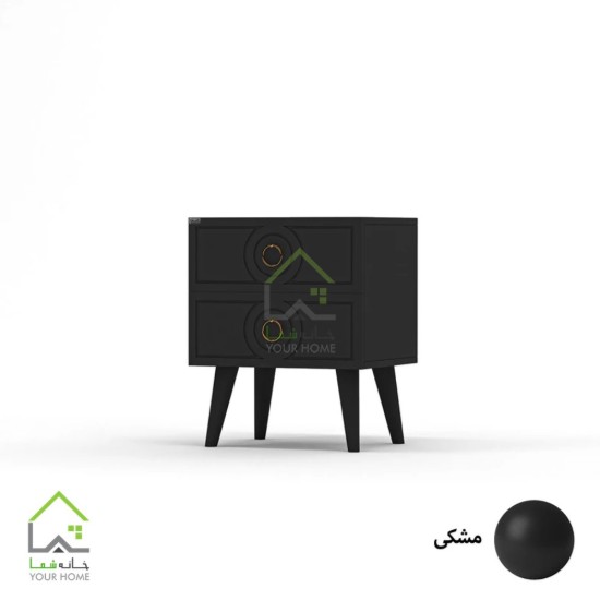 پاتختی مدرن دستگیره گوشواره ای طلایی سفید