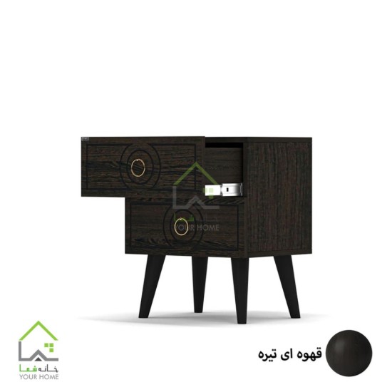 پاتختی مدرن دستگیره گوشواره ای طلایی سفید