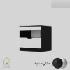 پاتختی مدرن با طراحی ساده و کاربردی سفید