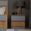 پاتختی مدرن دستگیره سی ان سی دو رنگ
