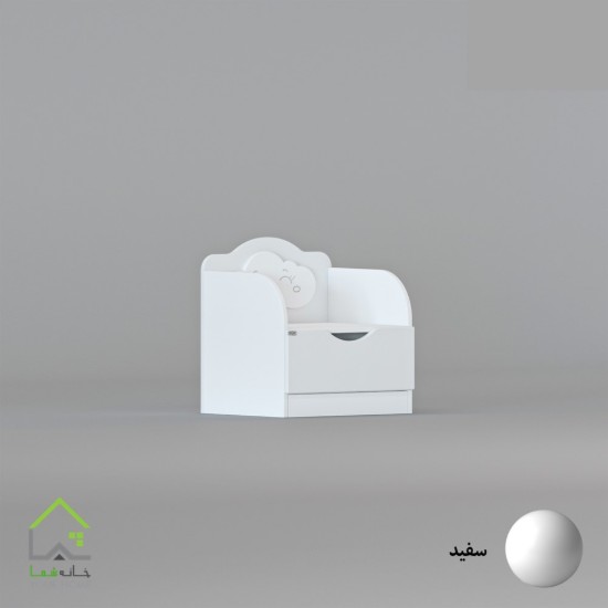 پاتختی کودک و نوجوان  طرح ابر  سفید
