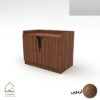 پاتختی ساده و مدرن درب کمدی دستگیره مگنتی گردویی