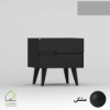 پاتختی مدرن پایه مخروطی دسته سی ان سی مشکی
