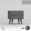پاتختی مدرن پایه مخروطی دسته سی ان سی طوسی